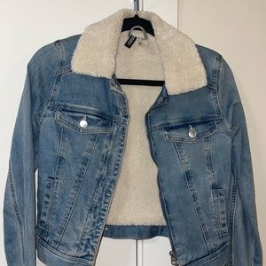 Fleece-lined Denim Jacket